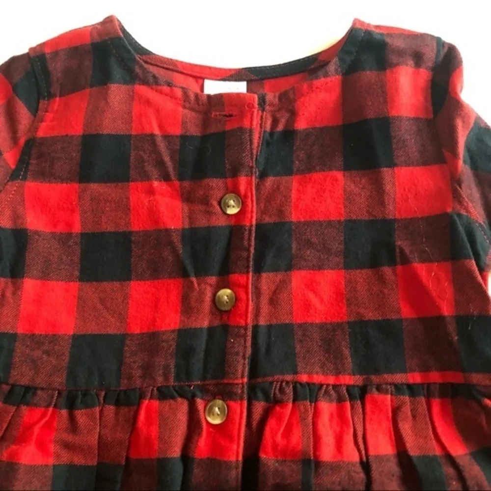 Carter’s baby‎ dress 4 button Front Sz 12 months